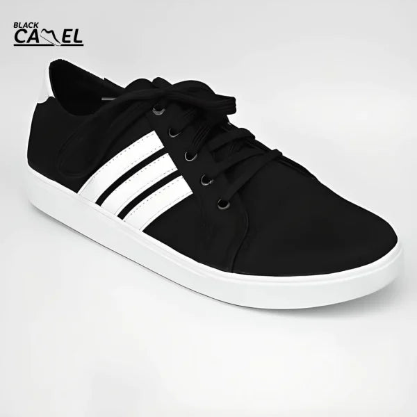 Black Camel Sneakers For Men | Black Color Shoes For Men