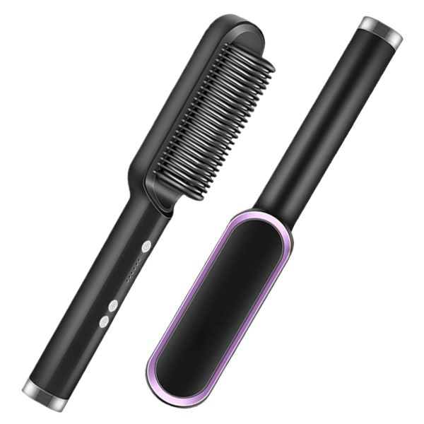 Multifunctional Hair Straightener Brush Heated Brushes Ceramic Anti-scald Hair Straightening Hot Comb