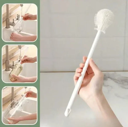 Multifunctional Silicone Bottle Brush – Eco-friendly, Flexible, And Durable Cleaning Brush For Bottles, Cups, And Kitchenware