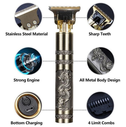 T9 Trimmer Plastic Body | Electric Shaver Man Cordless Hair Beard Trimmer For Men Haircut Shaving Machine Tools Barber Accessories | Hair Trimmer